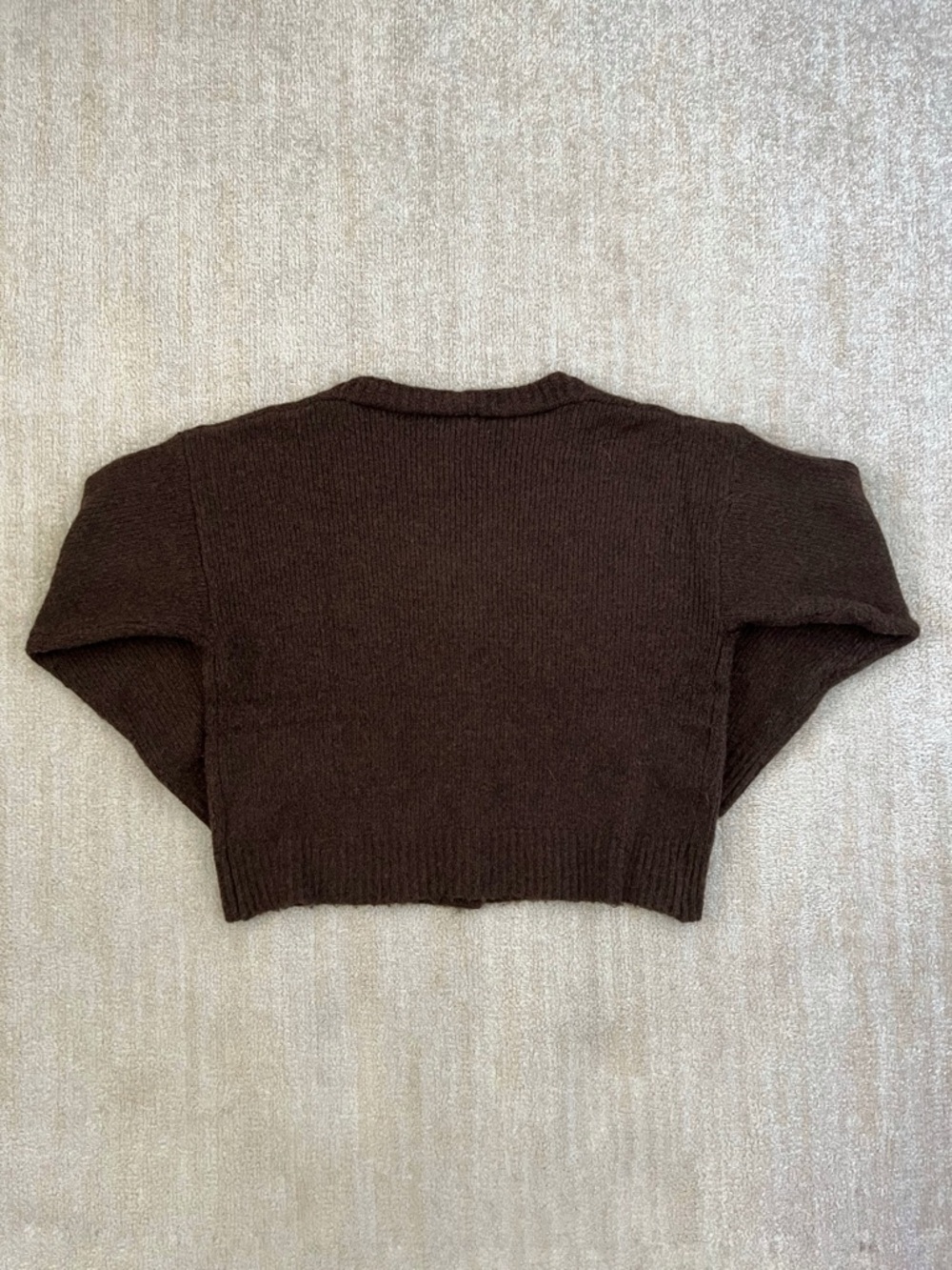 Threaded Leaf Horse Equestrian Wool Cardigan Swea… - image 4